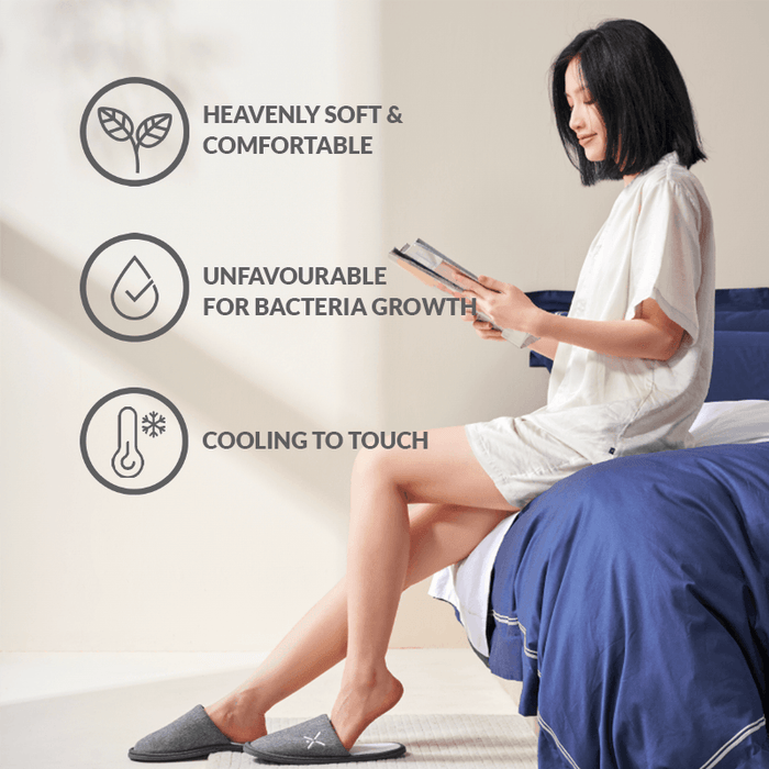 (New Arrival) Epitex 100% Tencel Sleep Wear Set - Nimbus Cloud | Lounge Wear | Pjyamas