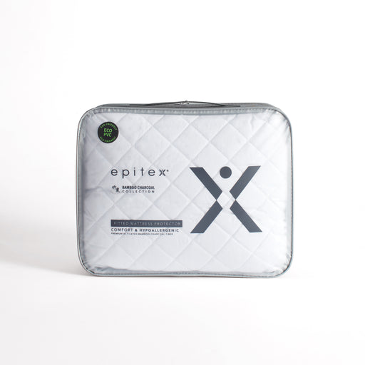 Epitex Bamboo Charcoal Fitted Mattress Protector - Epitex