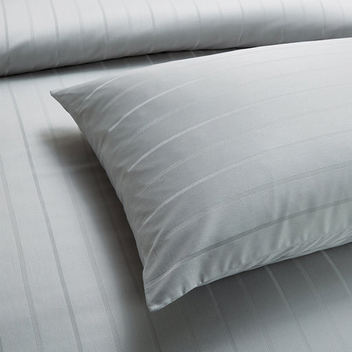 100% Cotton 1200TC Dobby Glacier Grey Fitted Sheet Set | Bedset - Epitex