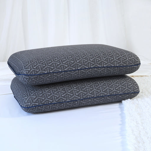 Epitex Charcoal Memory Cloud Support Classic Pillow | Medium Firm Pillow | Adult Pillow | Sleep Aid Neck - Epitex