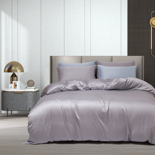 100% Tencel Solid 1600TC Ash Fitted Sheet Set | Bedset - Epitex