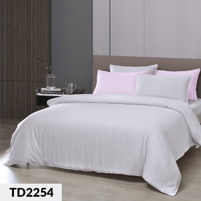 (New Arrival) Epitex 100% Tencel Dobby 1600TC Silver Fitted Sheet Set | Bedset