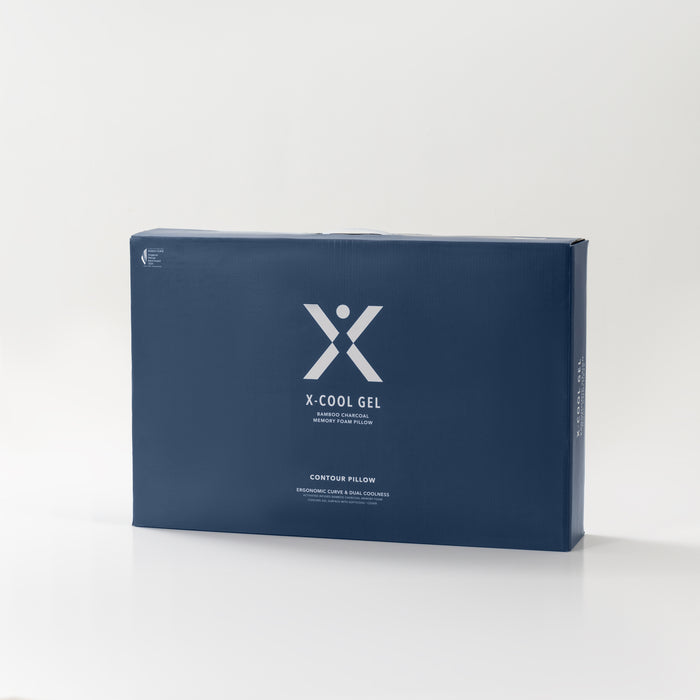 EPITEX X-COOL GEL BAMBOO CHARCOAL MEMORY FOAM CONTOUR PILLOW