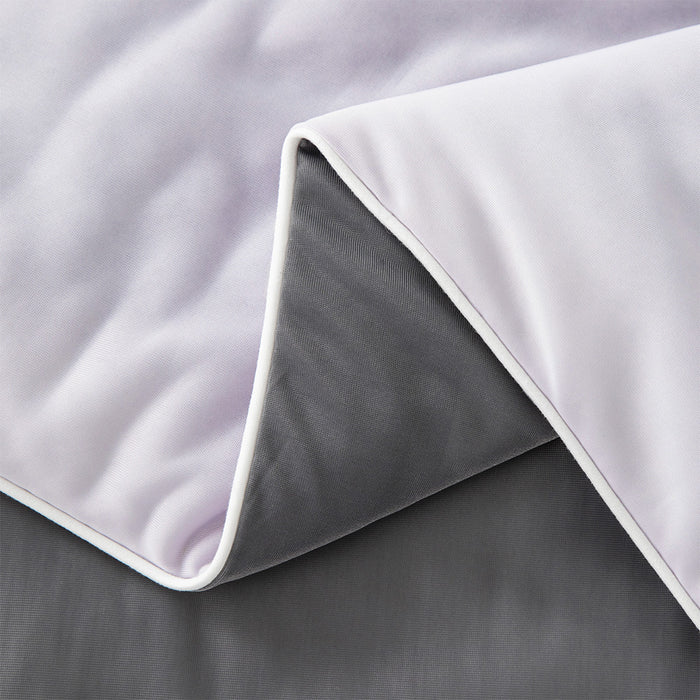 EPINOVA AEROCOOL REVERSIBLE BLANKET - SINGLE 140X190CM (Orchid Tint/Frost Grey)