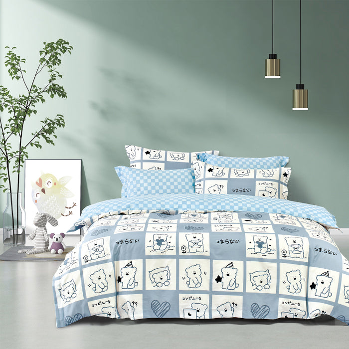 Epitex Designs 900TC 100% Cotton Kids Fitted Sheet Set | Bedsheet | Bedding Bedset