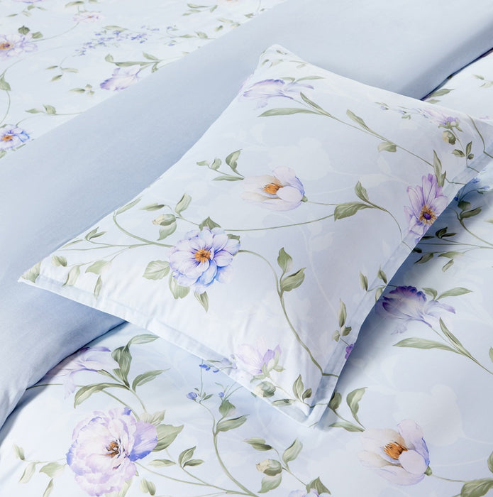 EPITEX COTTON LUMIA 1200TC Bedsheet Set | Fitted Sheet | Bedding Set (Azure Mist)
