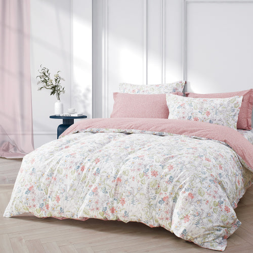 Epitex 980TC 100% Pure Cotton Printed Bedsheet Set | Fitted Sheet | Bedding Set