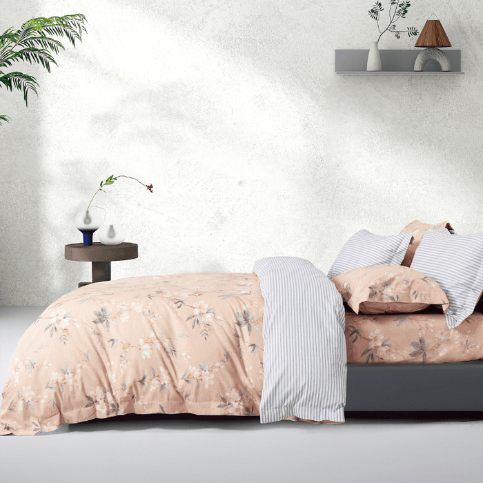 Epitex 900TC 100% Pure Cotton Printed Bedsheet Set | Fitted Sheet | Bedding Set