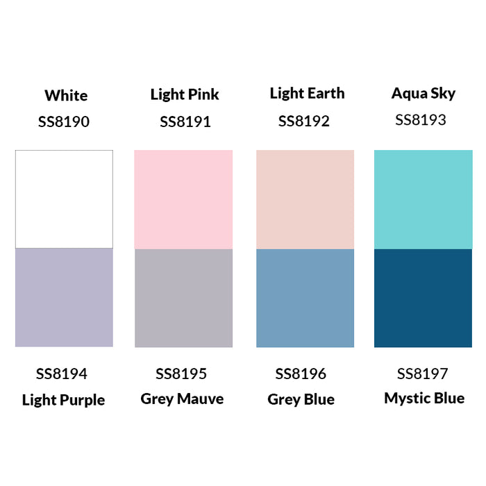 Epitex Silkysoft 980TC Bedsheet | Fitted sheet Set | Bedset (White / Light Purple)