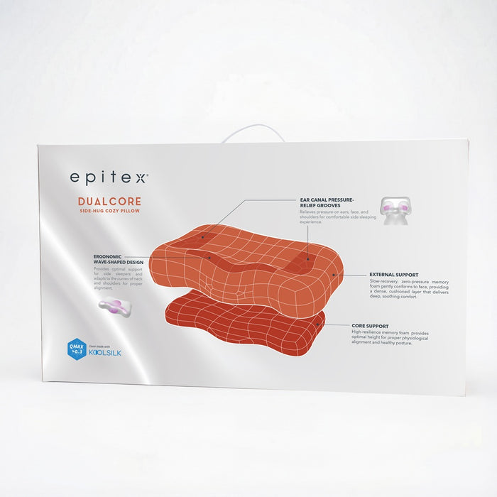 EPITEX DUALCORE SIDE-HUG COZY PILLOW