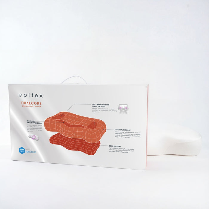 EPITEX DUALCORE SIDE-HUG COZY PILLOW