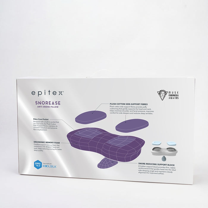 EPITEX SNOREASE ANTI-SNORE PILLOW
