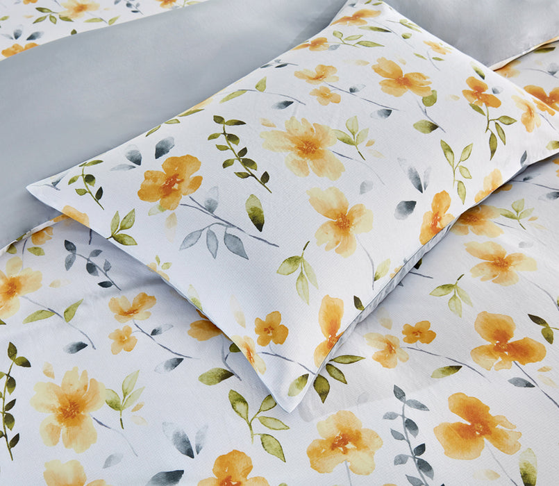 (New Arrival) Epinova Cozycool Print 1200TC Bedsheet Set (Lizzie) | Fitted Sheet Set | Ultra Cooling