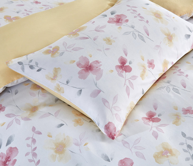 (New Arrival) Epinova Cozycool Print 1200TC Bedsheet Set (Multiflora) | Fitted Sheet Set | Ultra Cooling