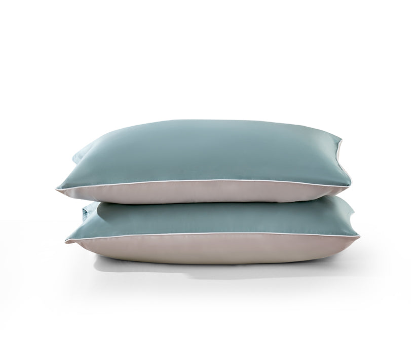 EPITEX HOMME TENCEL SOLID 1600TC FITTED SHEET SET - w/o Quilt Cover (DARK AQUA/ SILVER)