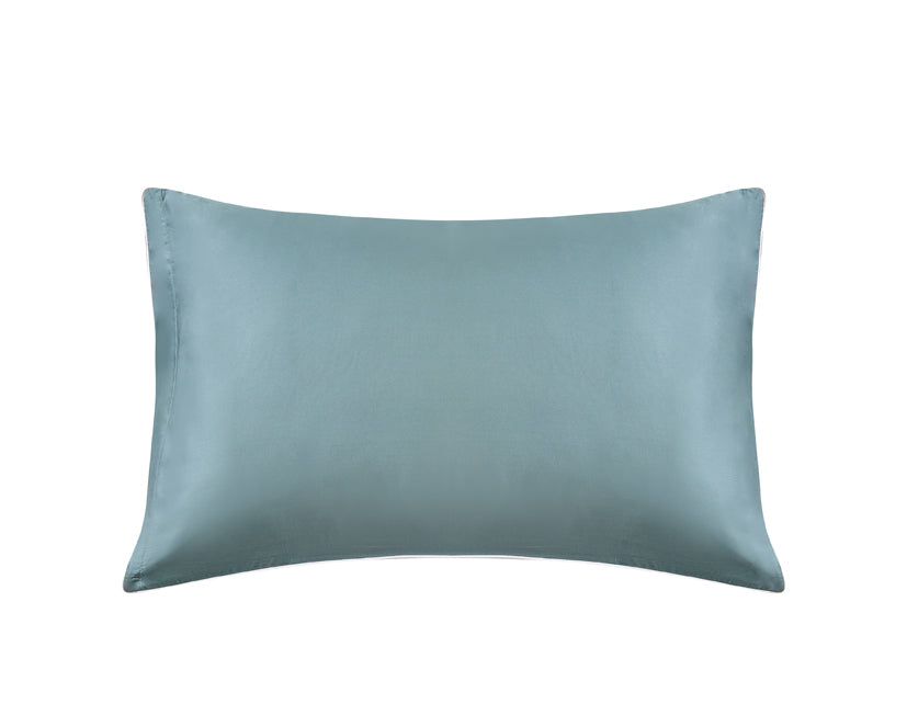 EPITEX HOMME TENCEL SOLID 1600TC FITTED SHEET SET - w/o Quilt Cover (DARK AQUA/ SILVER)