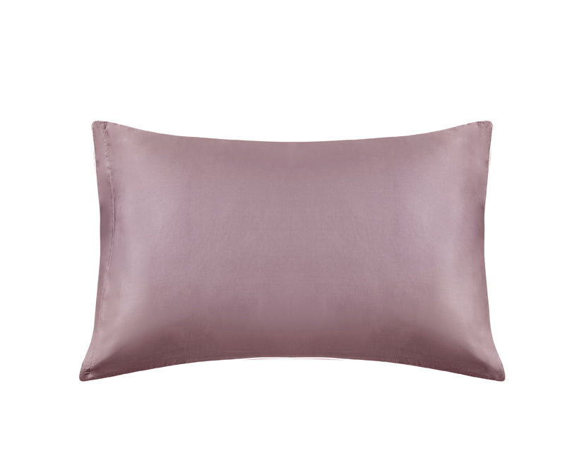 EPITEX HOMME TENCEL SOLID 1600TC FITTED SHEET SET - w/o Quilt Cover (MYSTIC GRAPE / PALE CHAMPAGNE)