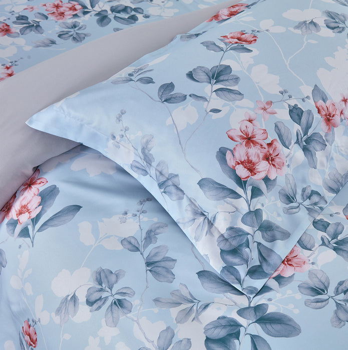 Epinova Lyosilk 1200TC Printed Bedsheet | Bedset (ELP2816 Dogwood)