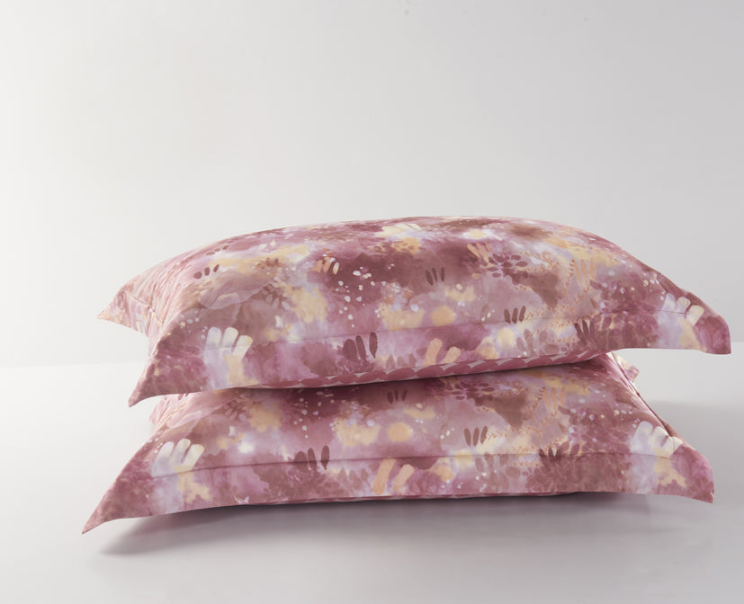 Epinova Lyosilk 1200TC Printed Bedsheet | Bedset (ELP2819 Rosae)