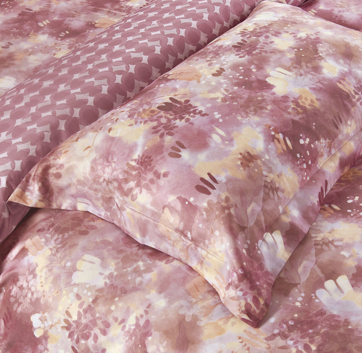 Epinova Lyosilk 1200TC Printed Bedsheet | Bedset (ELP2819 Rosae)