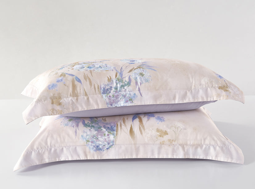 Epinova Lyosilk 1200TC Printed Bedsheet | Bedset (ELP2822 Brunella)