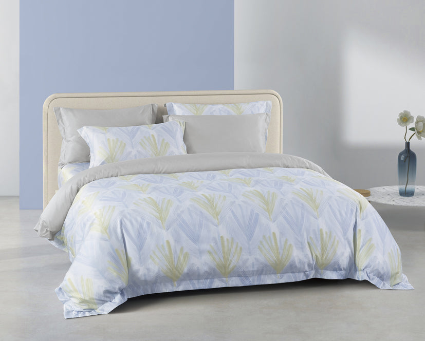 Epinova Lyosilk 1200TC Printed Bedsheet | Bedset (ELP2824 Solique)