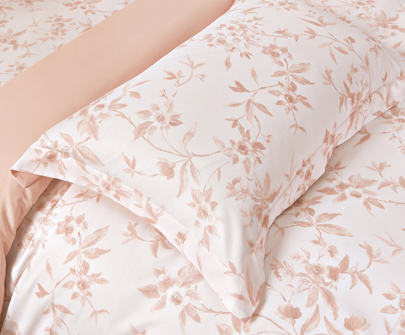 Epinova Lyosilk 1200TC Printed Bedsheet | Bedset (ELP2825 Soraya)