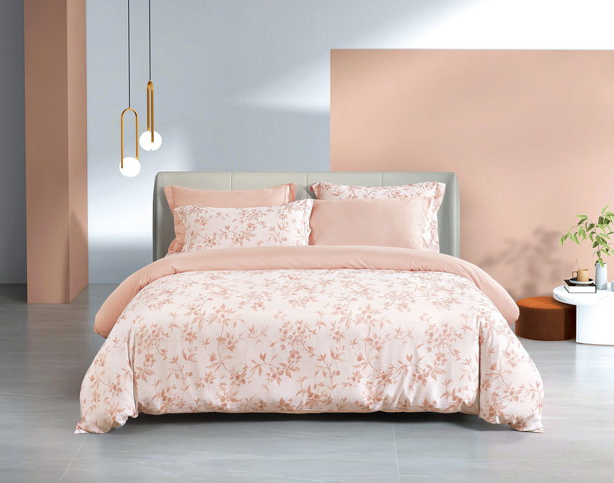 Epinova Lyosilk 1200TC Printed Bedsheet | Bedset (ELP2825 Soraya)