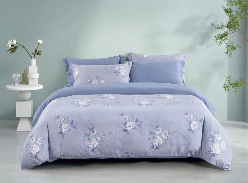 Epinova Lyosilk 1200TC Printed Bedsheet | Bedset (ELP2826 Posula)