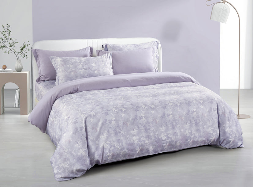 Epinova Lyosilk 1200TC Printed Bedsheet | Bedset (ELP2827 Florette)