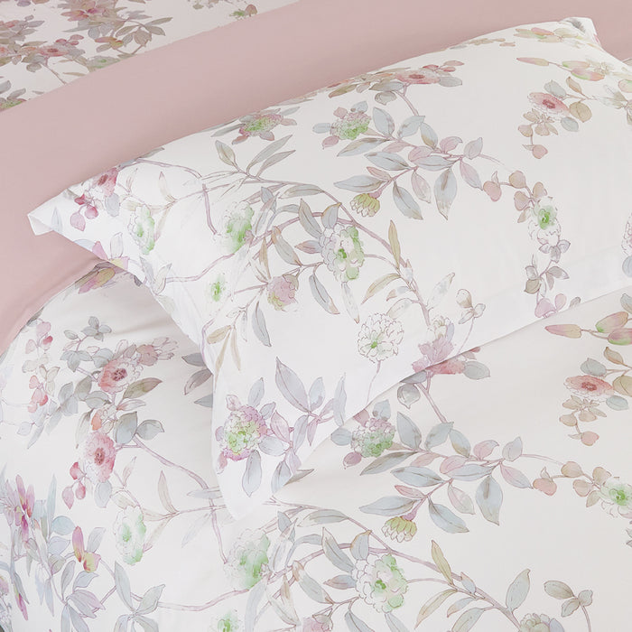 Epinova Lyosilk 1200TC Printed Bedsheet | Bedset (ELP2846 Ethereal)