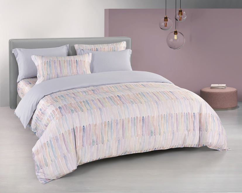 Epinova Lyosilk 1200TC Printed Bedsheet | Bedset (ELP2847 Calmora)