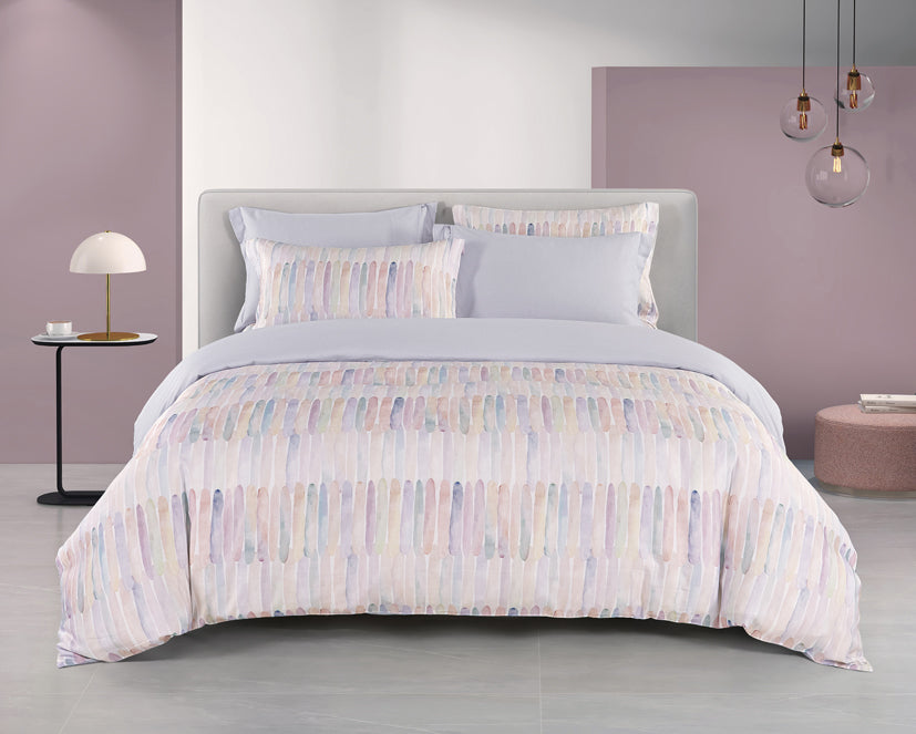 Epinova Lyosilk 1200TC Printed Bedsheet | Bedset (ELP2847 Calmora)
