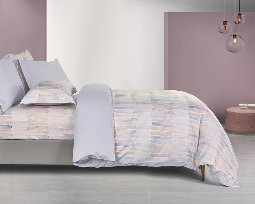 Epinova Lyosilk 1200TC Printed Bedsheet | Bedset (ELP2847 Calmora)