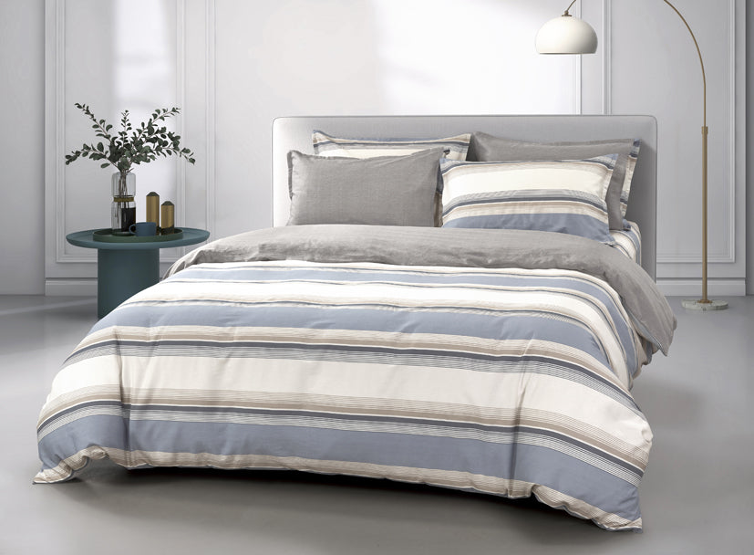 Epinova 1000TC 100% Pure Cotton Printed Bedsheet Set | Fitted Sheet | Bedding Set