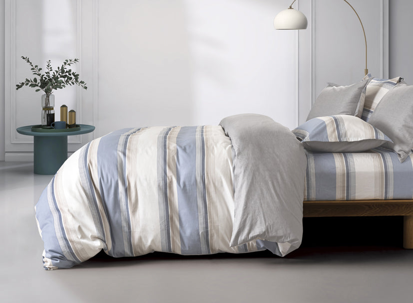 Epinova 1000TC 100% Pure Cotton Printed Bedsheet Set | Fitted Sheet | Bedding Set