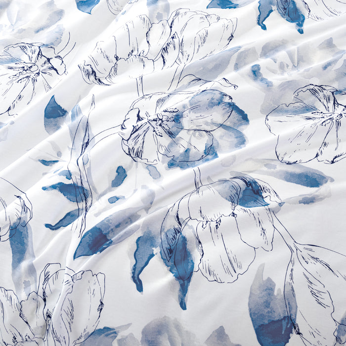 Epinova 1000TC 100% Pure Cotton Printed Bedsheet Set | Fitted Sheet | Bedding Set