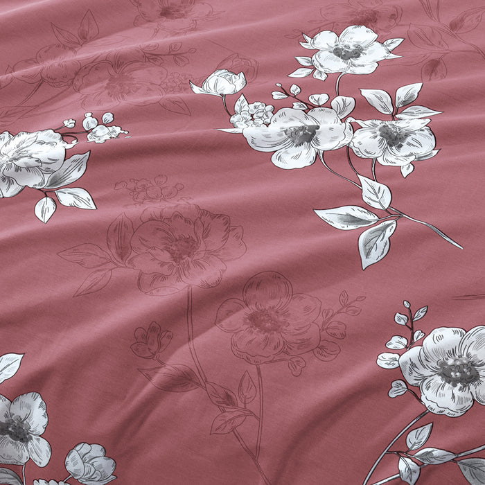 Epinova 1000TC 100% Pure Cotton Printed Bedsheet Set | Fitted Sheet | Bedding Set