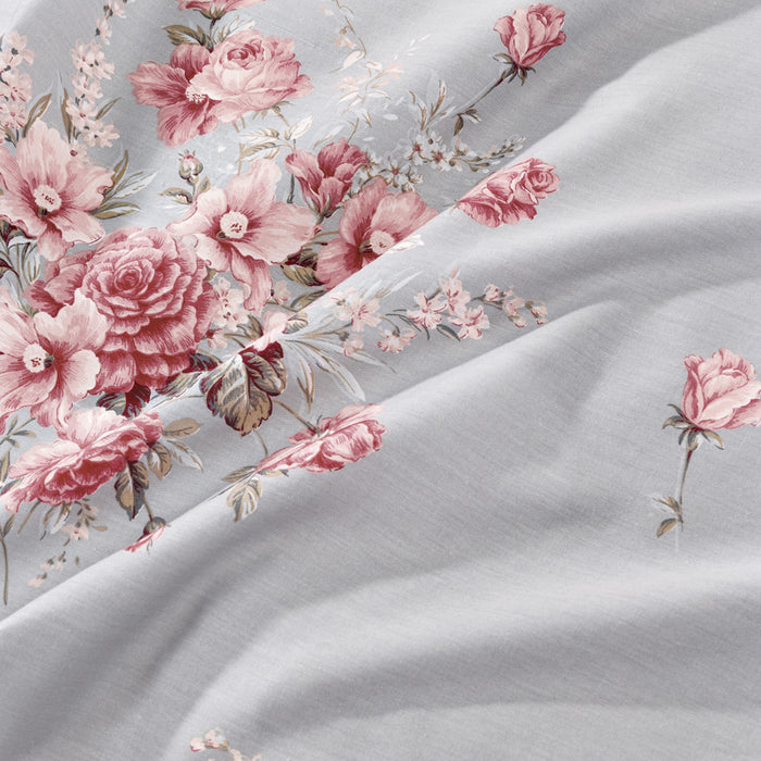 Epinova 1000TC 100% Pure Cotton Printed Bedsheet Set | Fitted Sheet | Bedding Set