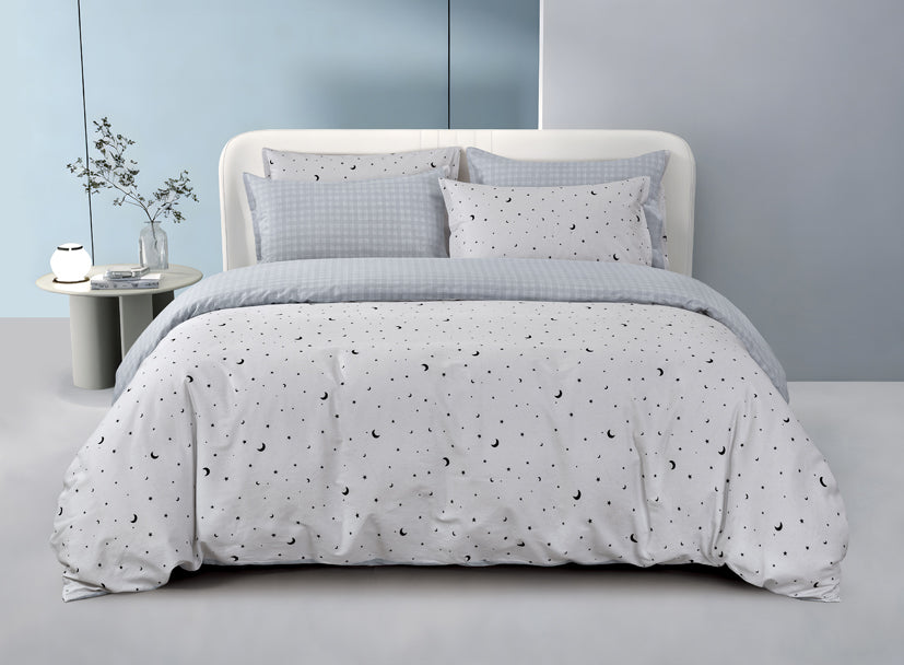 Epinova 1000TC 100% Pure Cotton Printed Bedsheet Set | Fitted Sheet | Bedding Set