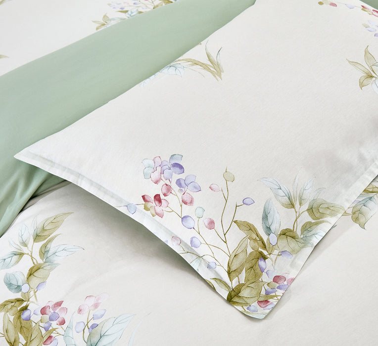 Epinova 1000TC 100% Pure Cotton Printed Bedsheet Set | Fitted Sheet | Bedding Set