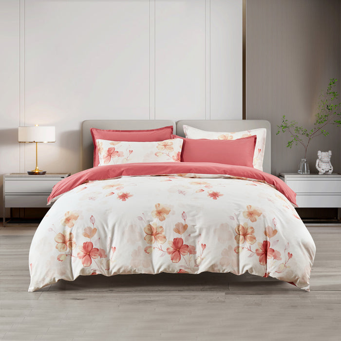 (Perks Week Special) Epinova 1000TC 100% Pure Cotton Printed Bedsheet Set | Fitted Sheet | Bedding Set