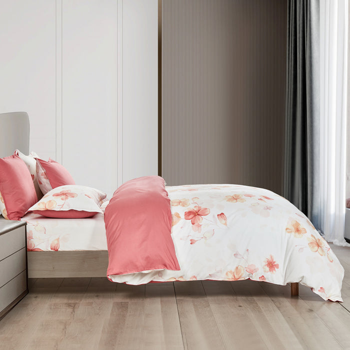 (Perks Week Special) Epinova 1000TC 100% Pure Cotton Printed Bedsheet Set | Fitted Sheet | Bedding Set