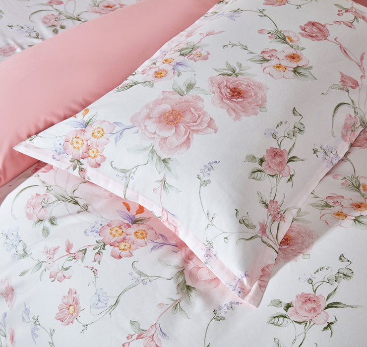 Epinova 1000TC 100% Pure Cotton Printed Bedsheet Set | Fitted Sheet | Bedding Set