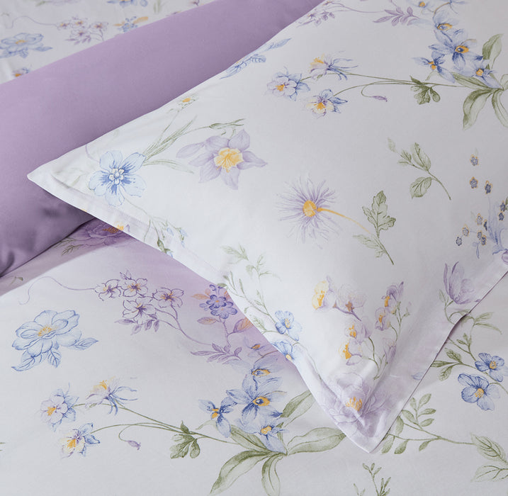 Epinova 1000TC 100% Pure Cotton Printed Bedsheet Set | Fitted Sheet | Bedding Set