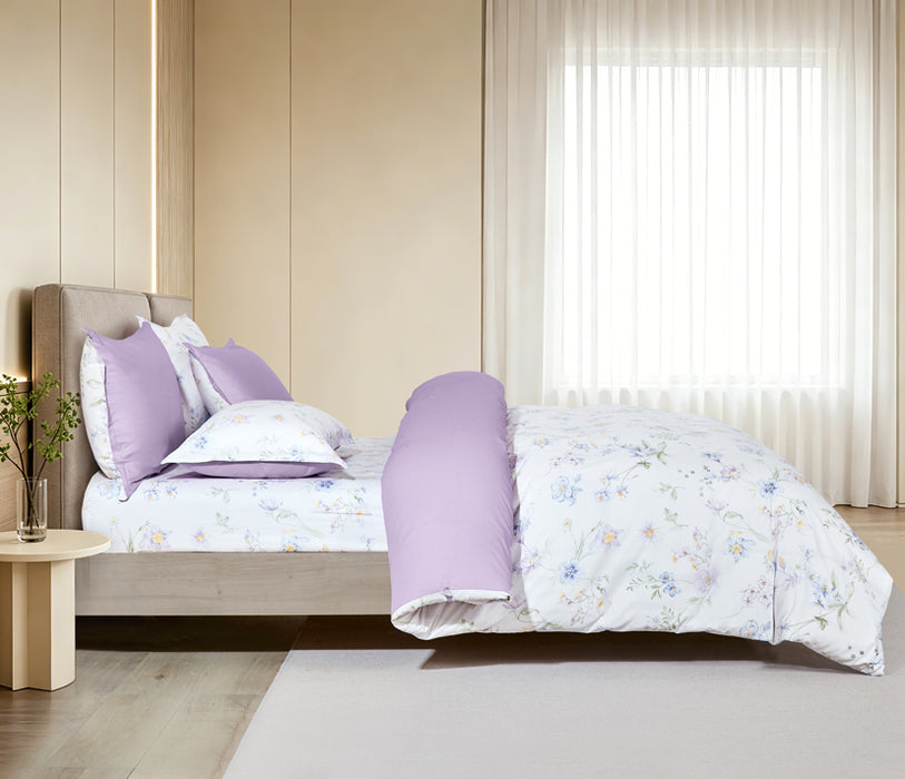 Epinova 1000TC 100% Pure Cotton Printed Bedsheet Set | Fitted Sheet | Bedding Set