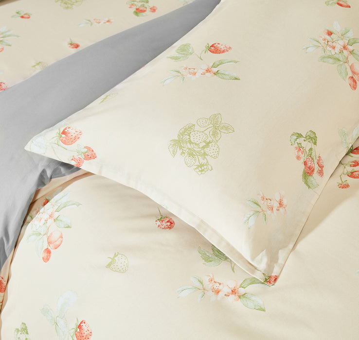 Epinova 1000TC 100% Pure Cotton Printed Bedsheet Set | Fitted Sheet | Bedding Set