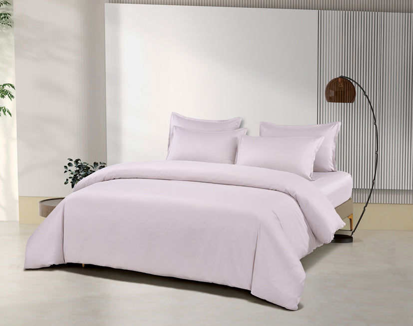 Epinova Silkysoft Dobby 980TC Microfiber Bedsheet (Smoke) | Fitted Set | Bedset