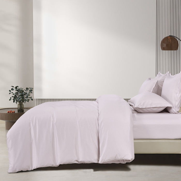 Epinova Silkysoft Dobby 980TC Microfiber Bedsheet (Smoke) | Fitted Set | Bedset