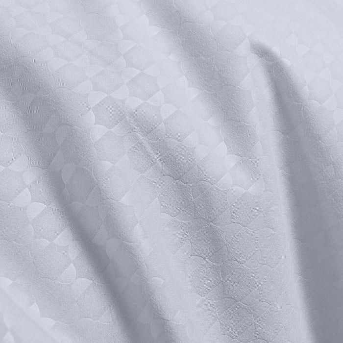 Epinova Silkysoft Dobby 980TC Microfiber Bedsheet (Winter Grey) | Fitted Set | Bedset